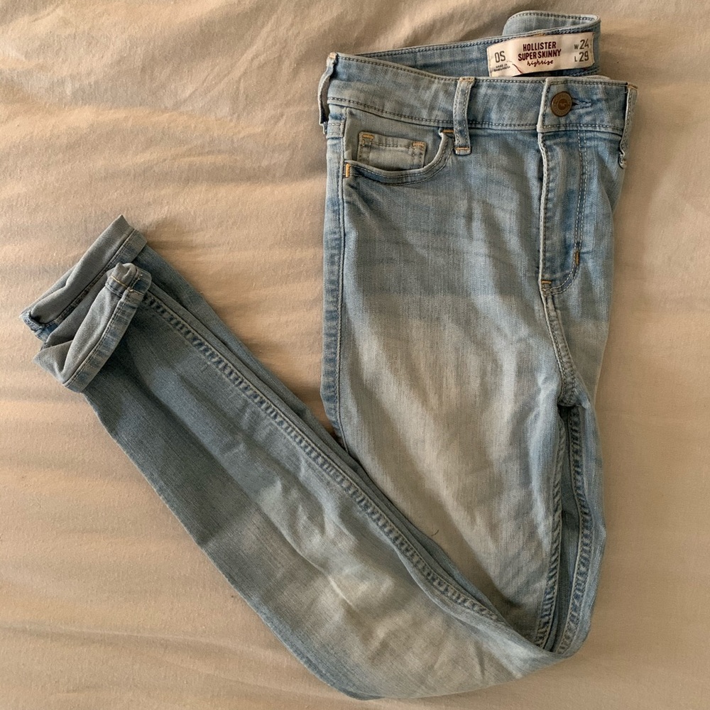 Skinny Highrise Lightwash Denium Jeans